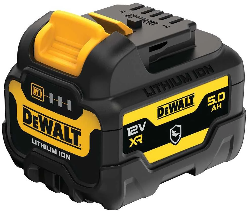 DeWalt 12V 5Ah akumuliatorius - stambus planas