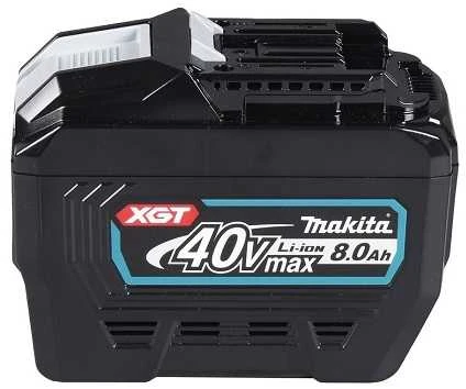 Makita 40V XGT 8.0 Ah akumuliatorius, šoninis planas