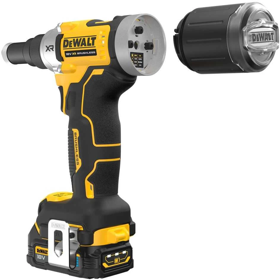 Akumuliatorinis kniediklis DeWalt DCF414E2GT-QW; 18 V; 2x1,7 Ah akum.