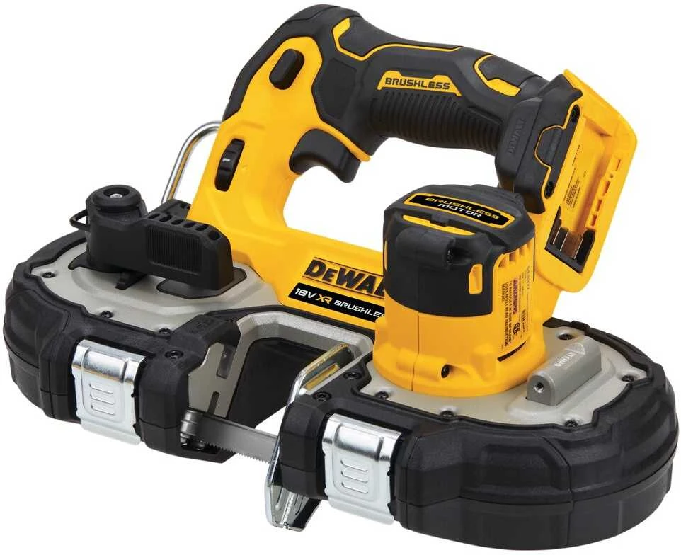 Juostinis pjūklas DeWalt DCS377NT; 18 V (be akumuliatoriaus ir pakrovėjo)
