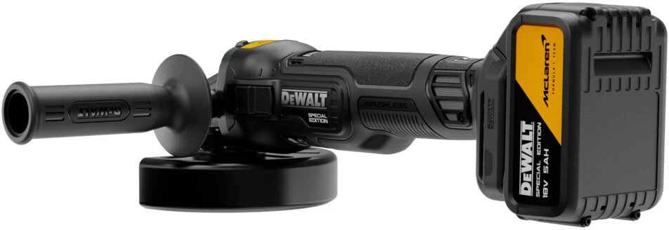 Kampinis šlifuoklis DeWalt DCG45MP2T; 18 V; 2x5,0 Ah akum.