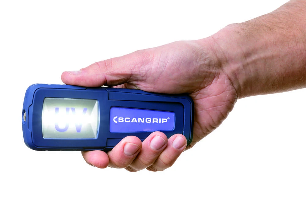 Scangrip UV kietinimo lempa UV-FORM, įkraunama, mažiems/vidutinio dydžio plotams, IP20