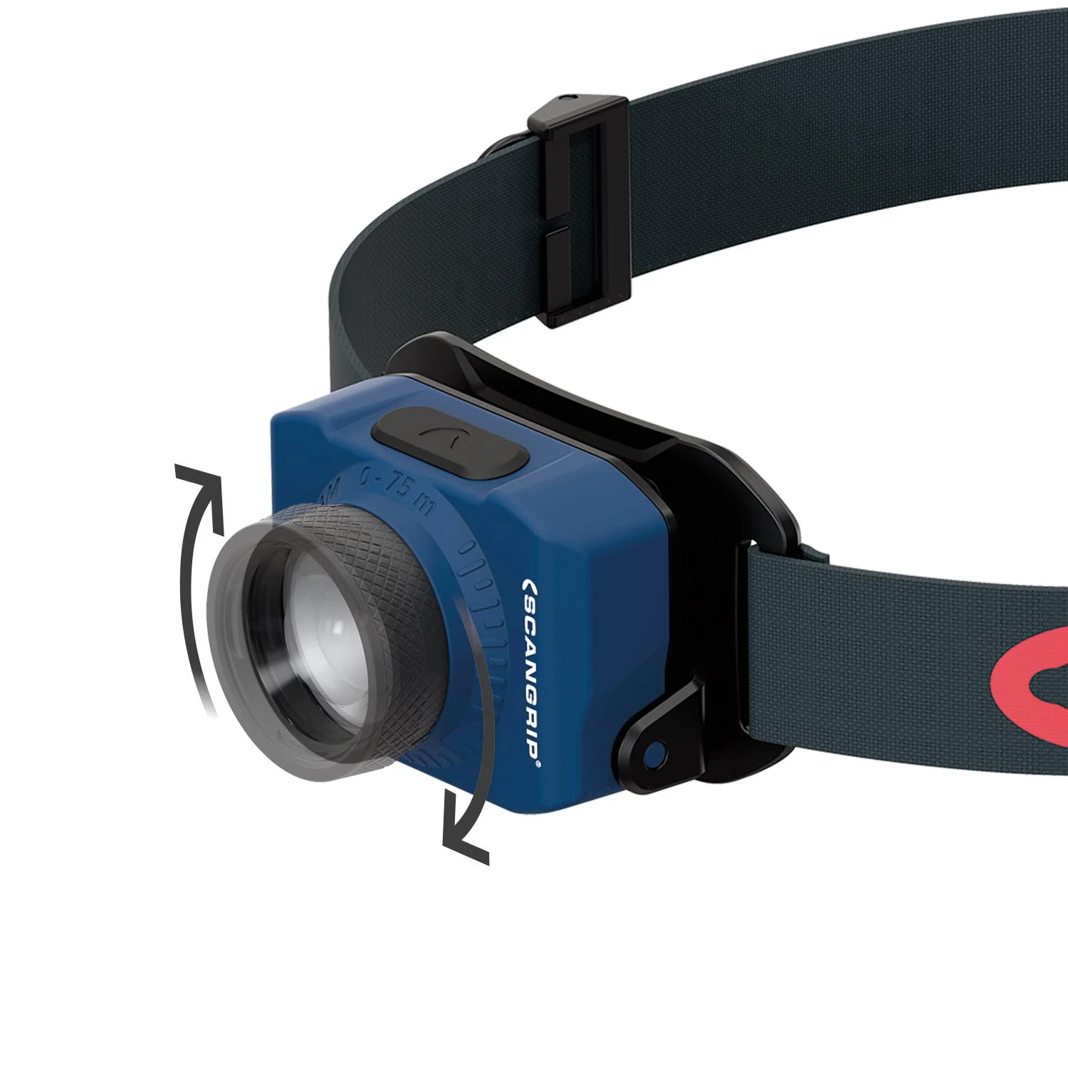 Galvos lempa Scangrip ZOOM, 220 lm, įkraunama, IP54