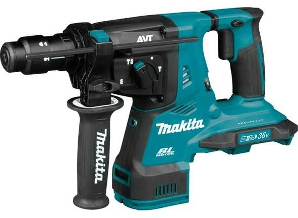MAKITA SDS-PLUS GRĘŽIMO IR PRIVERIMO KJŪKAS 2x18V 2.9J AVT 2x5.0Ah + CHUCK DHR283T2JU