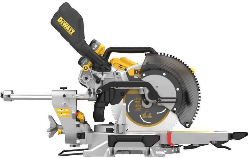 Akumuliatorinis diskinis pjūklas, 305 mm, 2 x 8 Ah, 18 V XR, DEWALT [DCS782XW2-QW]
