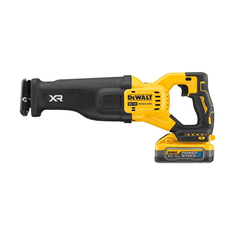 DeWalt tiesinis pjūklas su 18V PowerStack akumuliatoriumi