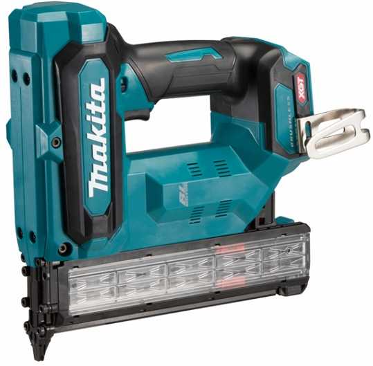 Makita FN001GZ Akumuliatorinis viniakalis XGT, 18Ga, 15-40mm, 100pcs., "Z" versija - komplektuojamas be akumuliatoriaus ir kroviklio