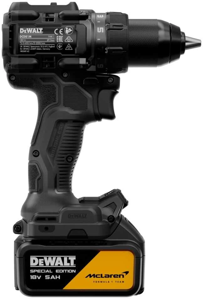 Suktuvas-gręžtuvas DeWalt DCD81MP2T; 18 V; 2x5,0 Ah akum.