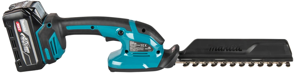 akumulatorowe kompaktowe nożyce do żywopłotu 40V max XGT, ilgis ostrza 20 cm, Makita [UH023GZ] + Dovana rękawice i olej