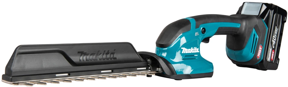akumulatorowe kompaktowe nożyce do żywopłotu 40V max XGT, ilgis ostrza 20 cm, Makita [UH023GZ] + Dovana rękawice i olej