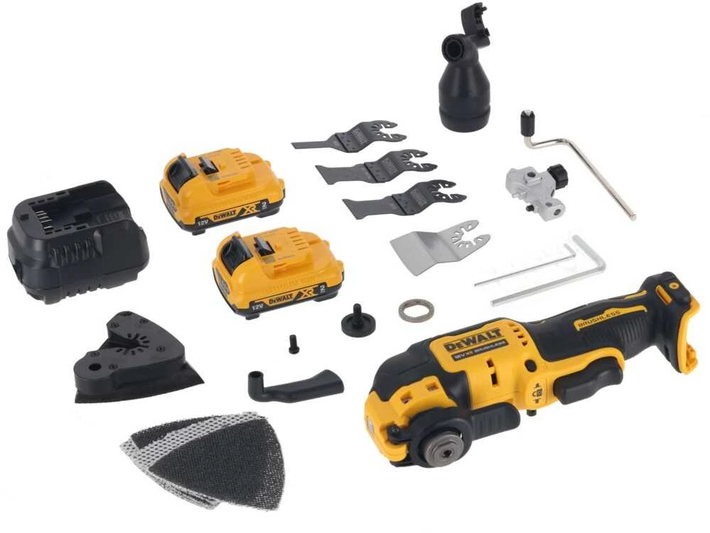 De Walt Daugiafunkcinis įrankis DeWalt DCS353D2-QW; 12 V; 2x2,0 Ah akum.