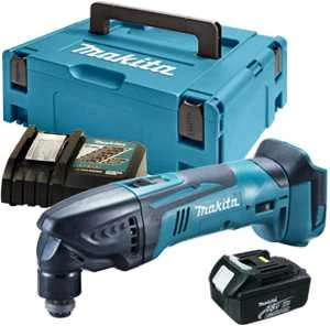 MAKITA DAUGIAFUNKCINIS ĮRANKIS 18V 2 x 3.0Ah Li-ION + PRIEDAI + MAKPAC DĖKLAS