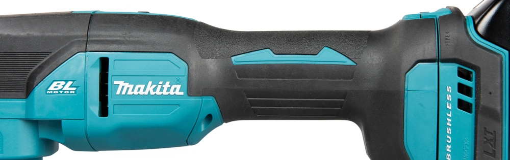 Makita DTM53Z Akumuliatorinis universalus švytuoklinis įrankis 18V, BL-motor, 6000-20000 judesiai per min, amplitudė 3,2°; toolless, Be akumuliatorių ir kroviklio!