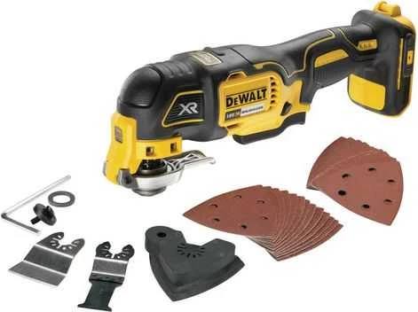 Dewalt Daugiafunkcis akumuliatorinis įrankis DCS355N + priedai, 18V, be akumuliatoriaus ir kroviklio