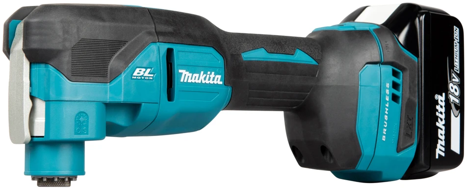 Makita DTM53Z Akumuliatorinis universalus švytuoklinis įrankis 18V, BL-motor, 6000-20000 judesiai per min, amplitudė 3,2°; toolless, Be akumuliatorių ir kroviklio!