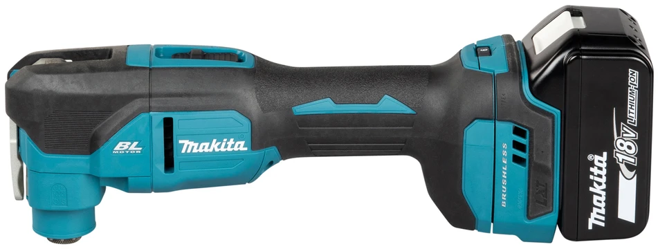 Makita DTM53Z Akumuliatorinis universalus švytuoklinis įrankis 18V, BL-motor, 6000-20000 judesiai per min, amplitudė 3,2°; toolless, Be akumuliatorių ir kroviklio!
