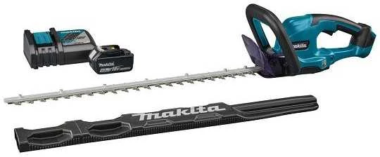 Makita DUH607RT akumuliatorinės gyvatvorių žirklės, 18 V, 1 x 5,0 Ah, DC18RC, ličio jonų, 600 mm