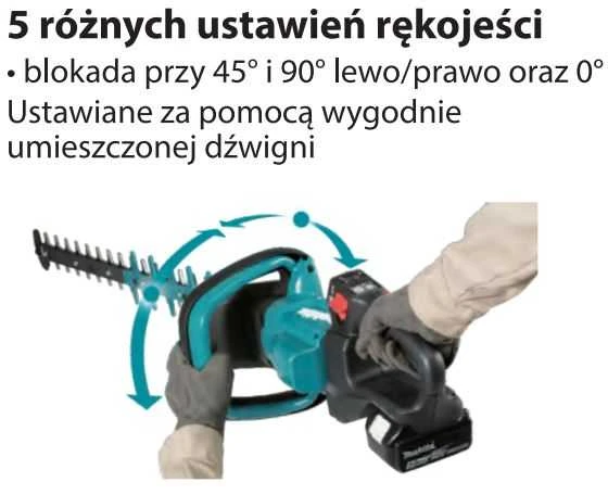 MAKITA GYVAVOTYBĖS ŽIRKLĖS 18V 600mm 1x5,0Ah DUH602RT