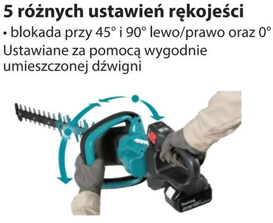 Makita DUH601Z Cordless hedge trimmer, 18V Li-ion, BL-motor, 600mm , be akumuliatoriaus ir kroviklio