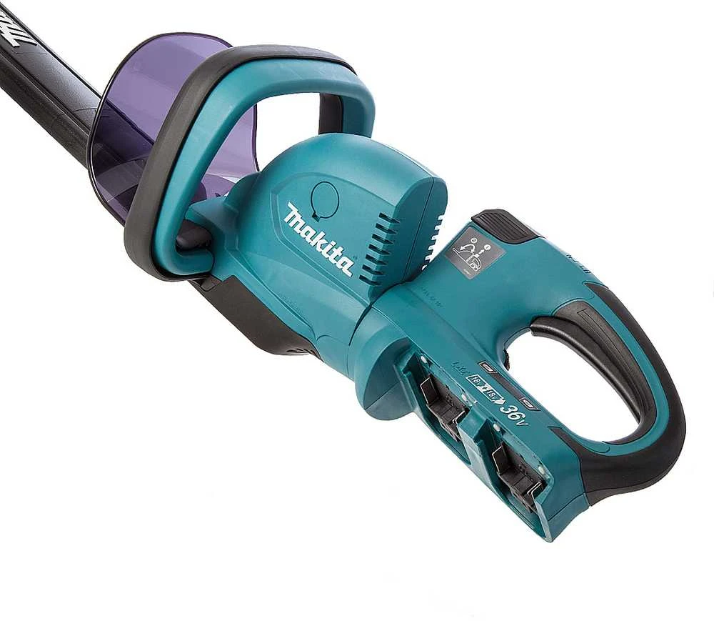 Akumuliatorinės gyvatvorių žirklės, 18 V, 2 x 5,0 Ah, 55 cm, Makita [DUH551PT2] + nemokamos pirštinės ir alyva