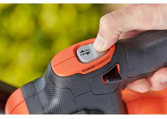 Black & Decker Juodas & Decker Akumuliatorinė gyvatvorių žirklės 55 cm, 36 V, Power Command, Juodas & Decker [BCHTS3625L1-QW] 2,5Ah