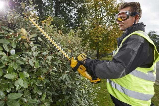 Akumuliatorinės gyvatvorių žirklės Dewalt DCM563P1