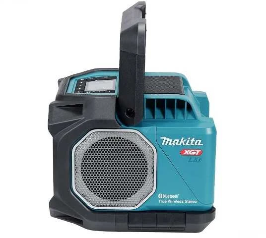 Makita MR014GZ Akumuliatorinis darbinis grotuvas Bluetooth 14.4V-40V/AC, LCD, Integruotas mikrofono stiprintuvas
