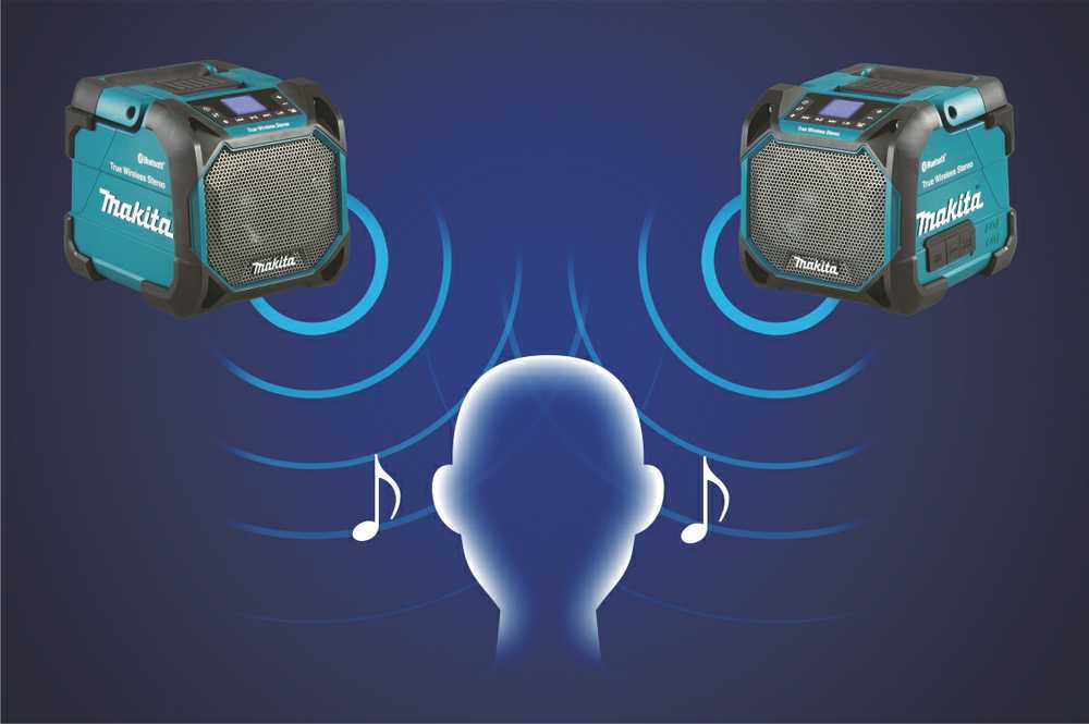 Makita Statybinis „bluetooth" grotuvas DMR203 10.8V - 18V, IP64