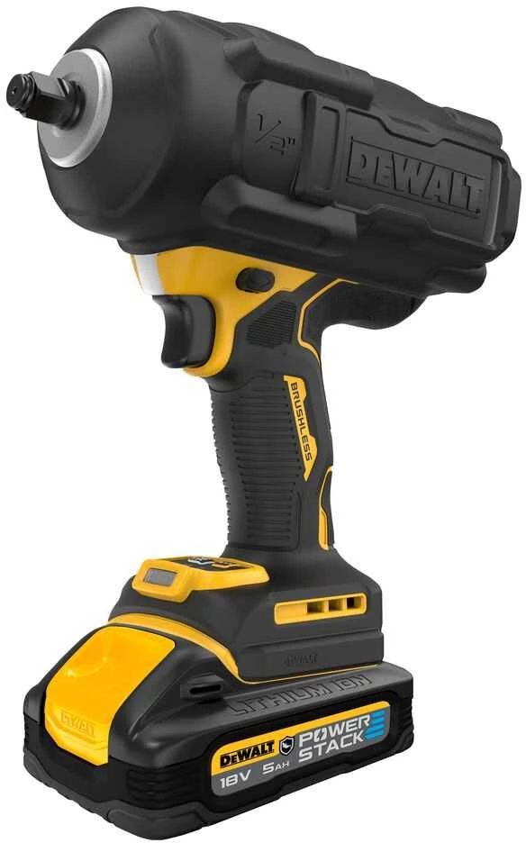 DeWalt smūginis veržliasūkis su 18V PowerStack akumuliatoriumi