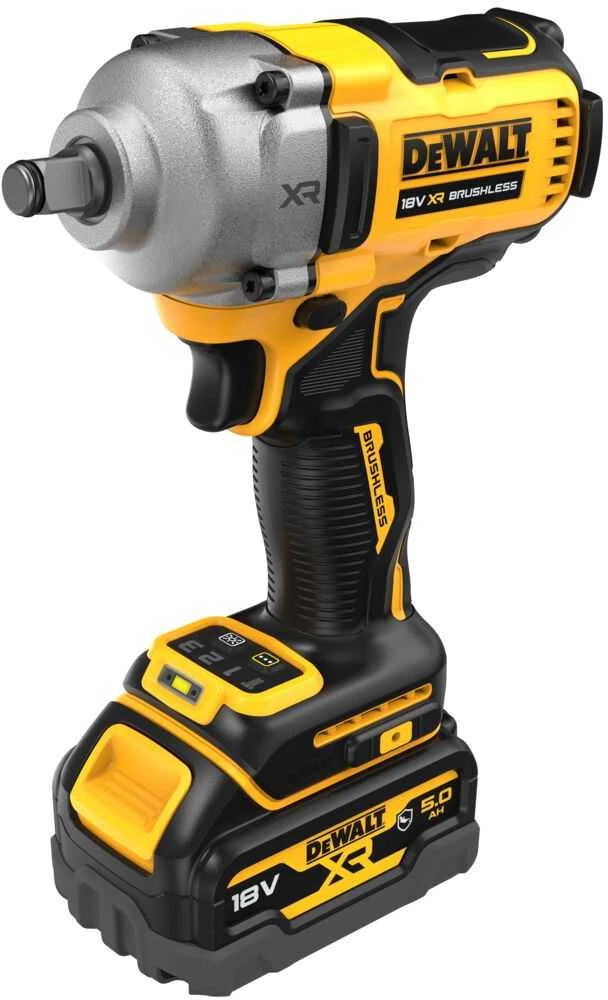 DeWalt 18V smūginis veržliasukis su 5.0Ah akumuliatoriumi