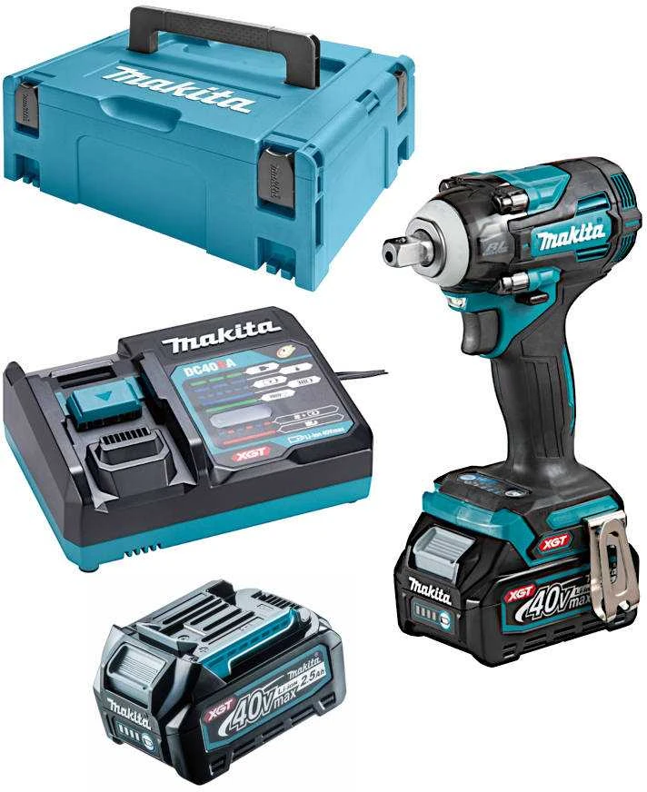 Makita 40V veržliasukio komplektas su akumuliatoriumi ir lagaminu