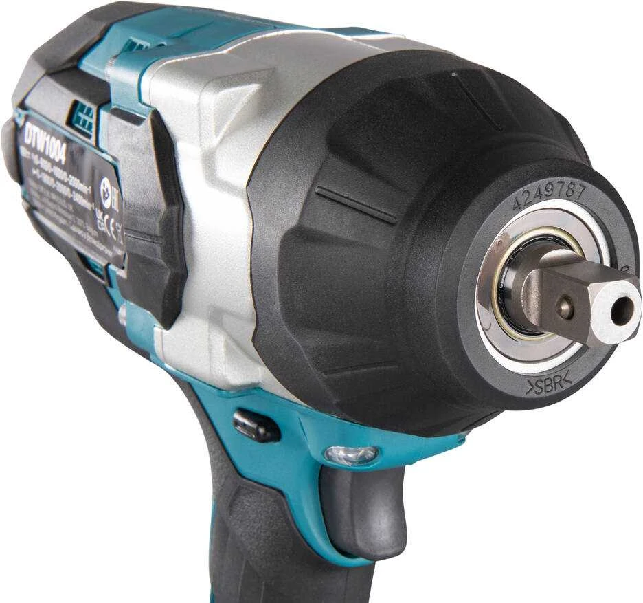 Makita DTW1004Z Akumuliatorinis smūginis veržliasukis 18V, 1050 Nm, LED, 1/2" (PIN SHANK), Be akumuliatorių ir kroviklio!