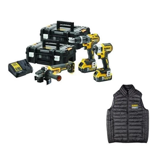 DEWALT DCK384P2T 18 V kombinuotas elektrinių įrankių rinkinys