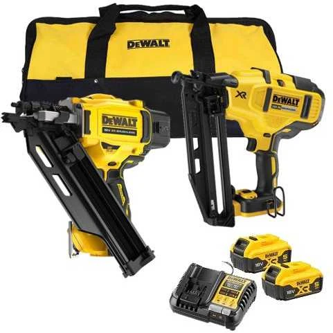 Įrankių rinkinys DeWalt DCK246P2-QW (DCN930 + DCN660); 18 V; 2x5,0 Ah akum.