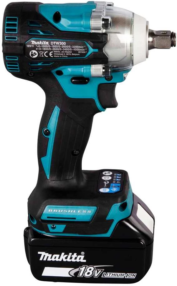 MAKITA KOMPLEKTAS COMBO 18V DLX2590TJ (DHP492, DTW300) 2×5,0Ah