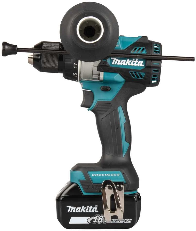 MAKITA KOMPLEKTAS COMBO 18V DLX2590TJ (DHP492, DTW300) 2×5,0Ah