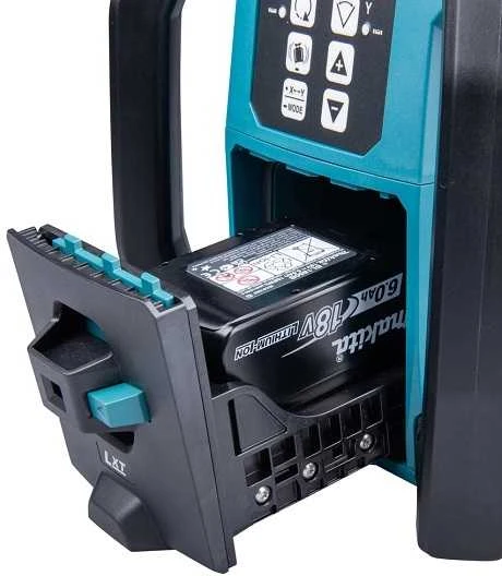 Makita SKR001Z Rotacinis lazerinis nivelyras XGT/LXT/CXT, 800m, IP67, (žalios spalvos lazeris)