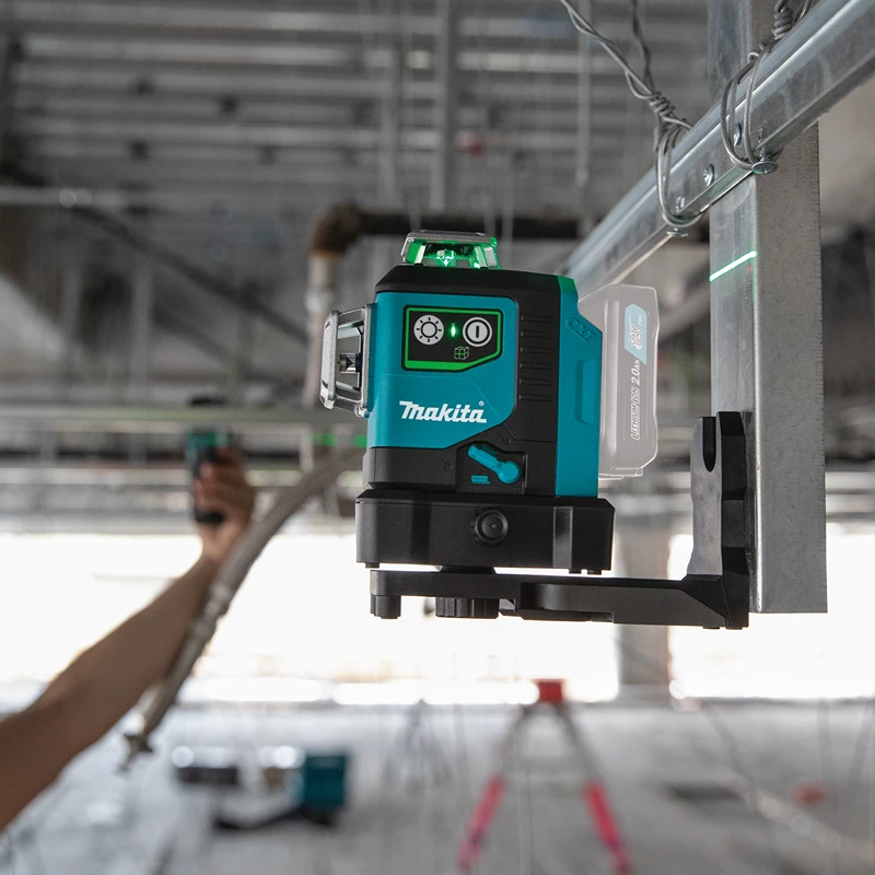 Makita Akumuliatorinis 360° CXT® lazerinis nivelyras SK700GD 12Vmax • Žalias • 35 m