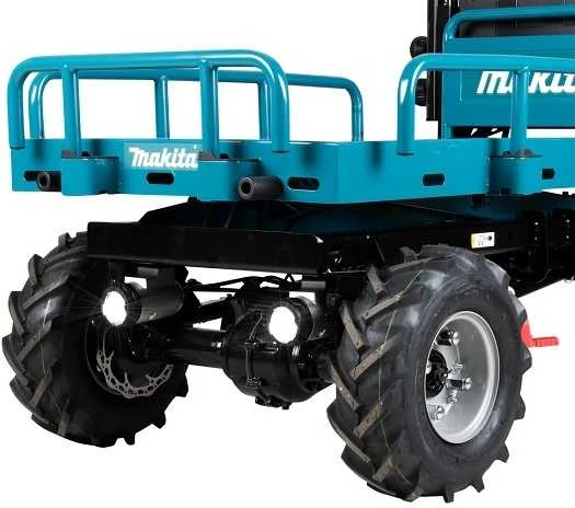 Makita DCU601Z akumuliatorinis karutis 2X18V ličio jonų, elektrinis keltuvas, BL variklis, 3 greičiai, maks. apkrova 300kg, 145kg be akumuliatoriaus ir krovinio