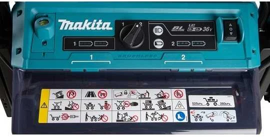Makita DCU601Z akumuliatorinis karutis 2X18V ličio jonų, elektrinis keltuvas, BL variklis, 3 greičiai, maks. apkrova 300kg, 145kg be akumuliatoriaus ir krovinio