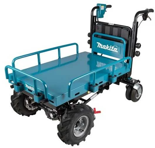 Makita DCU601Z akumuliatorinis karutis 2X18V ličio jonų, elektrinis keltuvas, BL variklis, 3 greičiai, maks. apkrova 300kg, 145kg be akumuliatoriaus ir krovinio