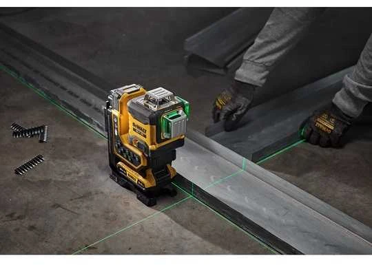 DEWALT DCLE34035B 18V XR 3x360 belaidis lazerinis nivelyras su nuotolinio valdymo pulteliu