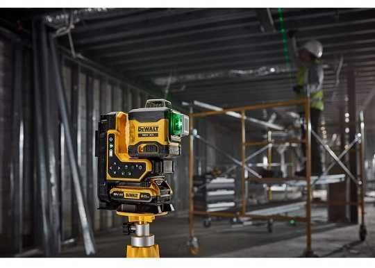 DEWALT DCLE34035B 18V XR 3x360 belaidis lazerinis nivelyras su nuotolinio valdymo pulteliu