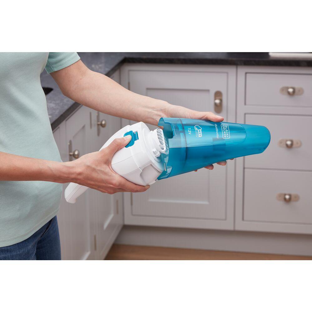 Black & Decker Juodas & Decker Akumuliatorinis cikloninis dulkių siurblys WDC115WA, Juodas & Decker