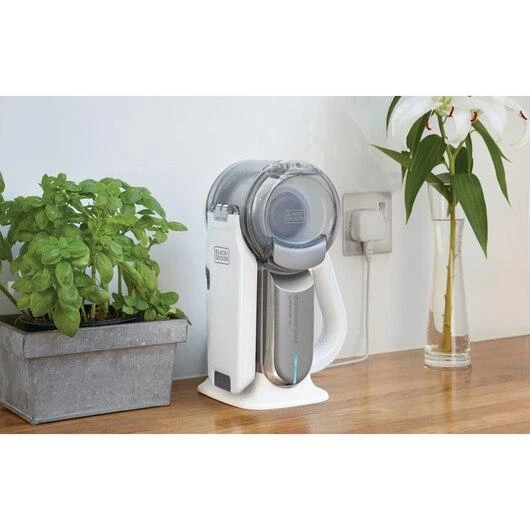 Dulkių siurblys Black & Decker Juodas & Decker Vacuum cleaner bagless, handheld Juodas & Decker Pivot PV1820L-QW (35W, baltos spalvos)