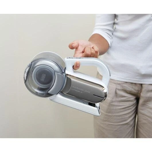 Dulkių siurblys Black & Decker Juodas & Decker Vacuum cleaner bagless, handheld Juodas & Decker Pivot PV1820L-QW (35W, baltos spalvos)