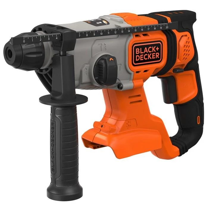 Black & Decker perforatorius – šoninis rakursas