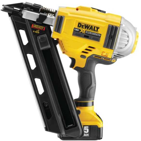 Akumuliatorinė viniakalė DEWALT DCN695P2, 18V, 2x5.0Ah