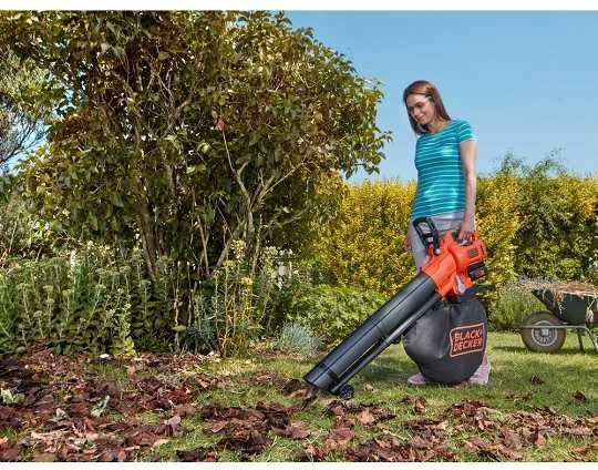 Black & Decker Juodas & Decker Akumuliatorinis lapų siurblys-pūstuvas Juodas & Decker BCBLV3625L1-QW; 36 V; 1x2,5 Ah akum.