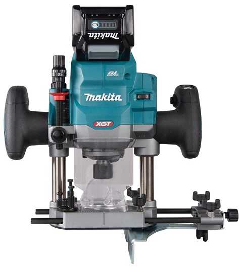 akumuliatorinė frezarka górnowrzecionowa 40V XGT Makita [RP001GM201] 2x4,0Ah